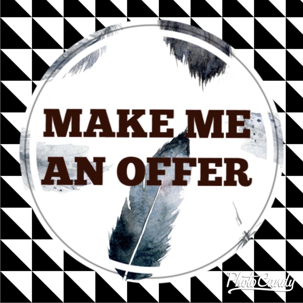 Make me an offer! I accept all reasonable offers.