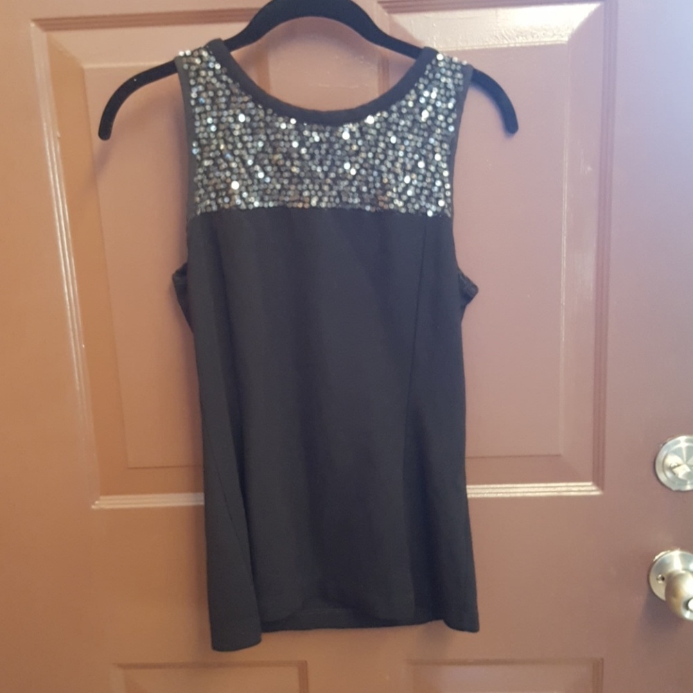 Banana Republic Sequined Shell
