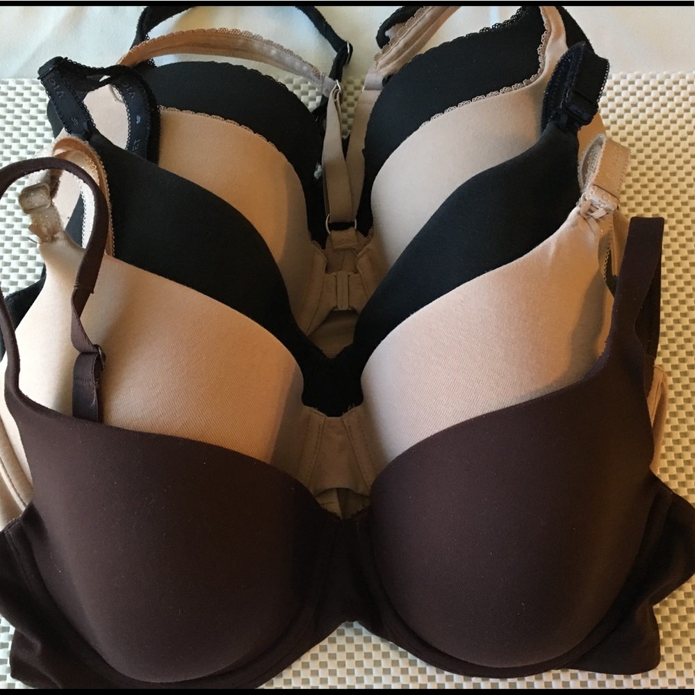 5 Victoria's Secret Cotton Bras ( bundle of 5)