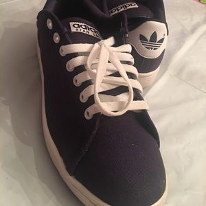 Adidas Stan Smith navy blue sneakers sz 10
