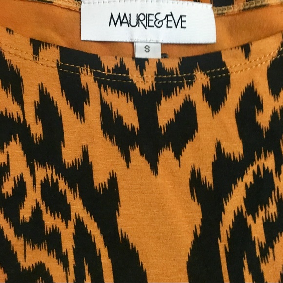 HOST PICK Maurie & Eve Ikat Dress Gold Black - Picture 2 of 3