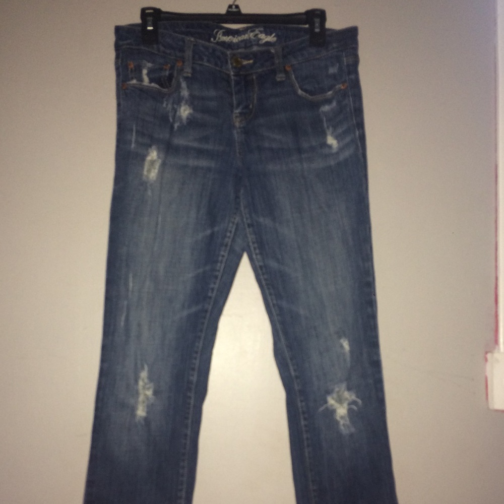 American Eagle ripped jeans size 10 regular