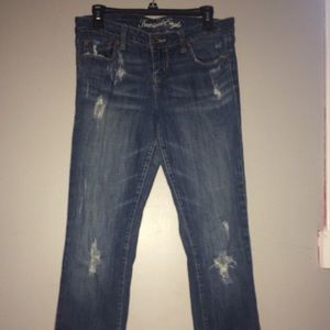 American Eagle ripped jeans size 10 regular