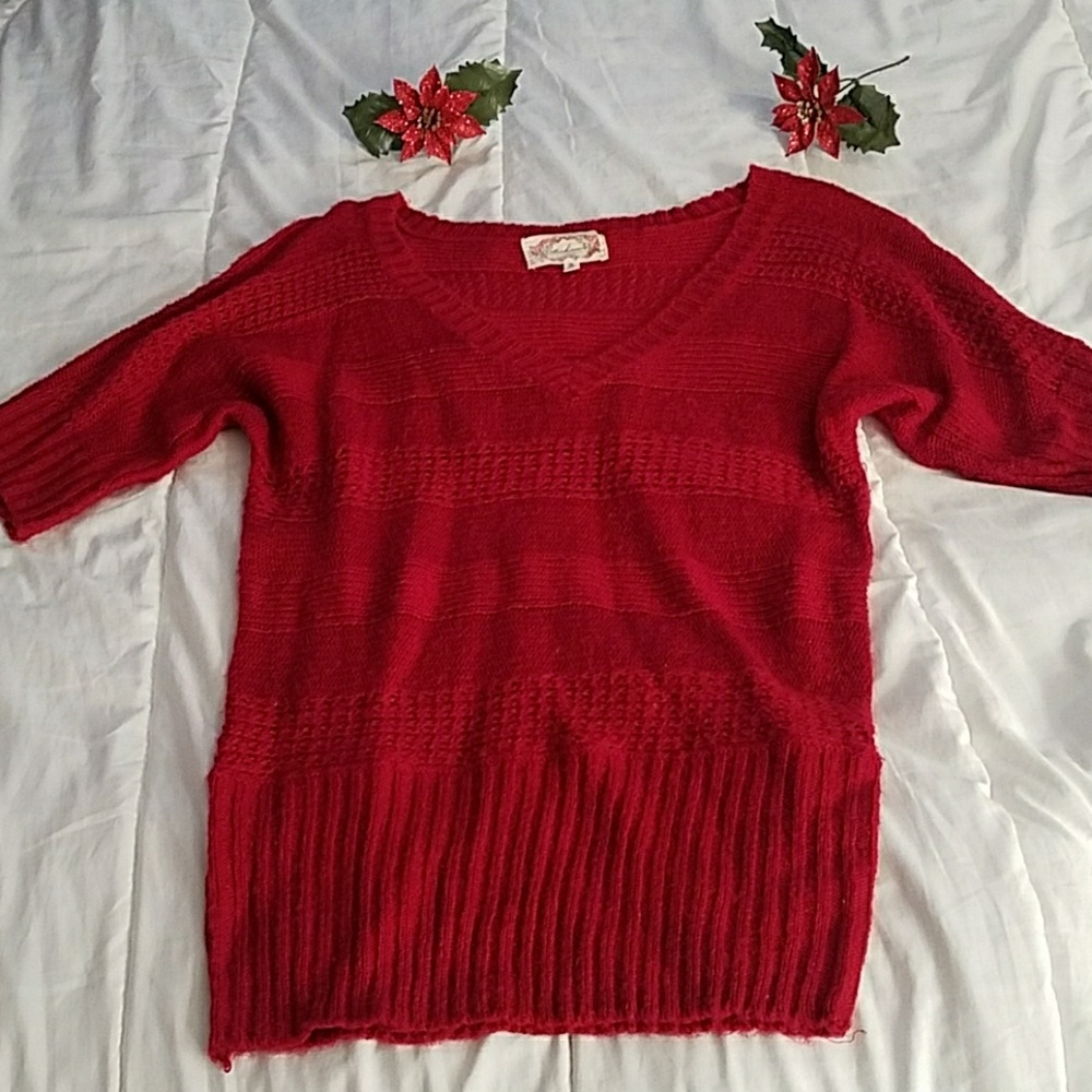 Red Acrylic Sweater