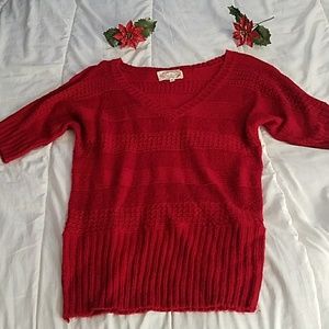 Red Acrylic Sweater