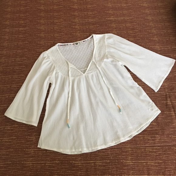 🍹Roxy Cotton Boho Blouse - Picture 2 of 7