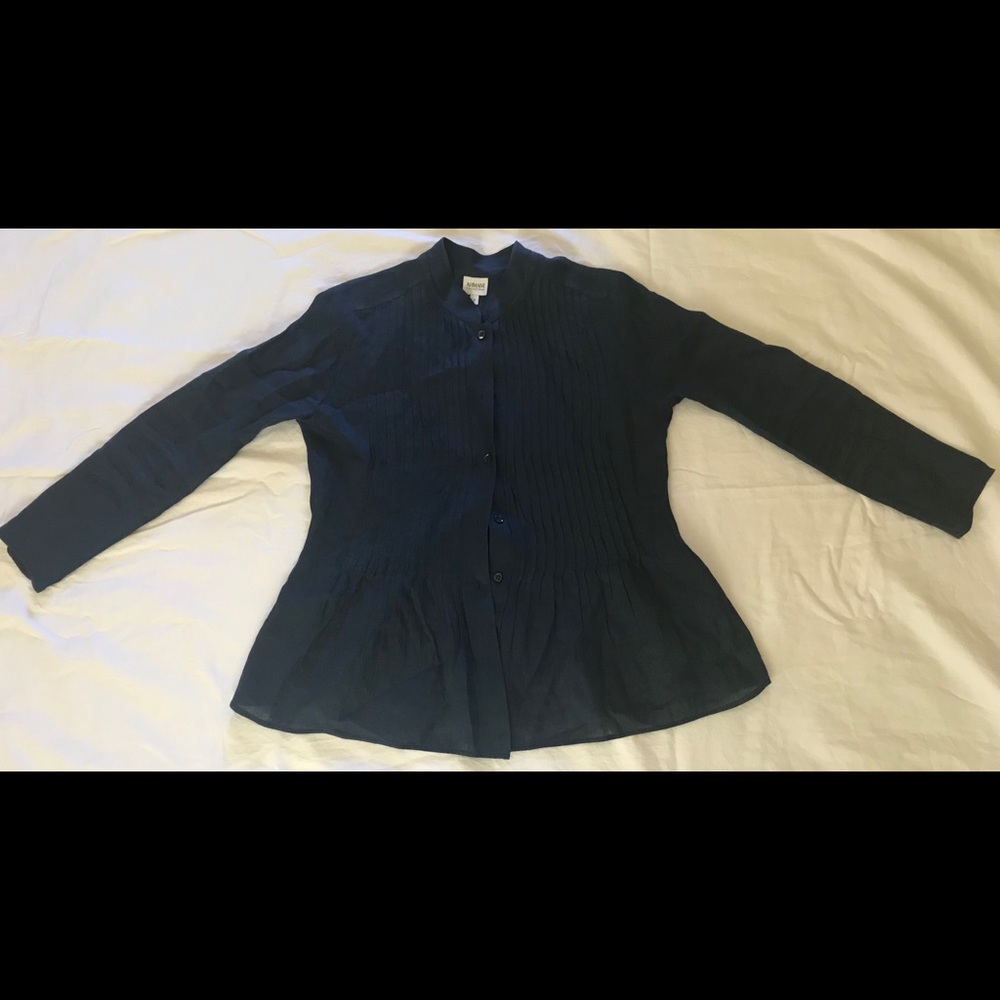 Navy blue Armani blouse!