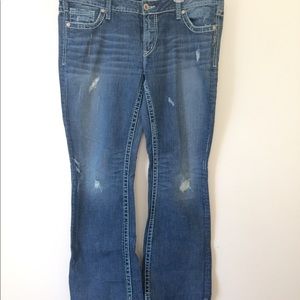 Silver Jeans distressed