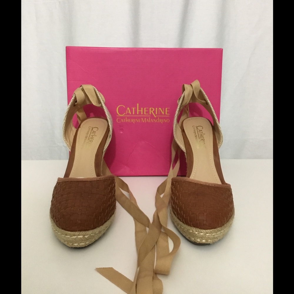 Catherine Malandrino Espadrille Wedge Heels