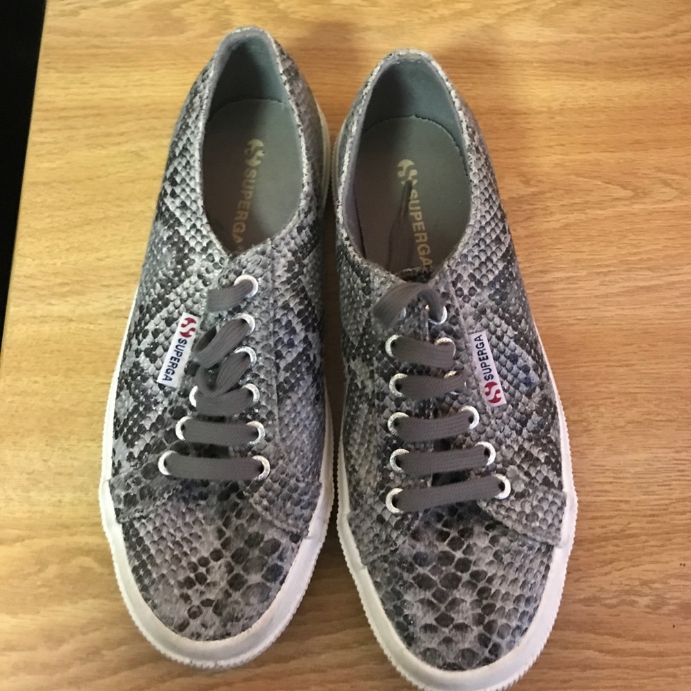 NEW Condition Barely Worn Superga Snakeskin