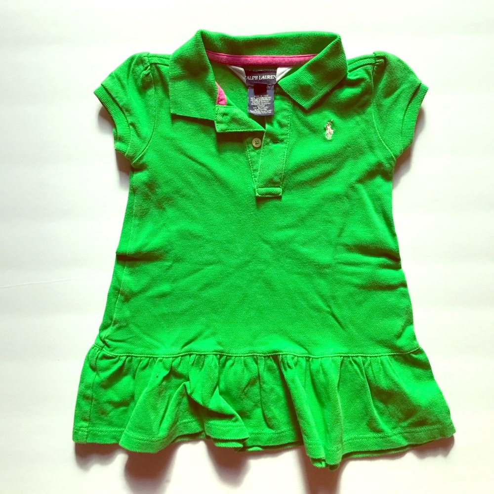 RALPH LAUREN GREEN DRESS
