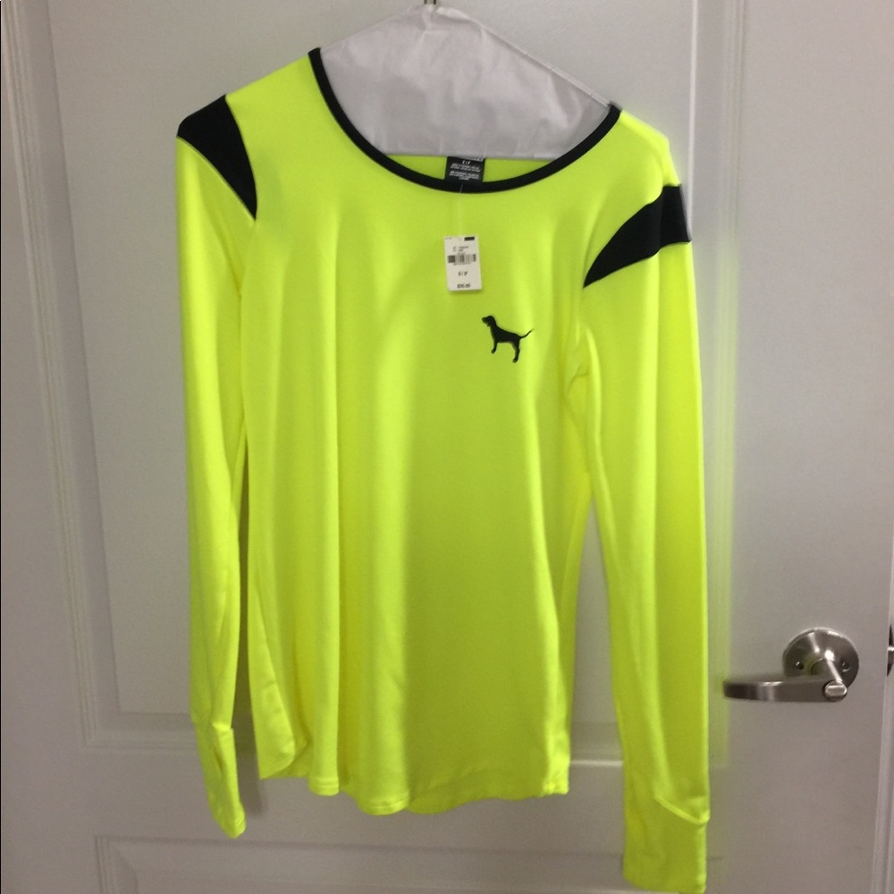 Neon yellow athletic. Shirt