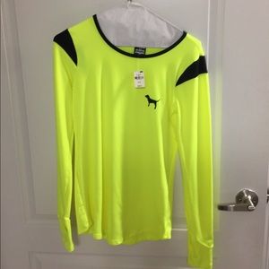 Neon yellow athletic. Shirt