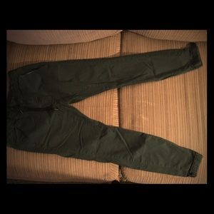 Bullhead forest green 2.0 skinny joggers