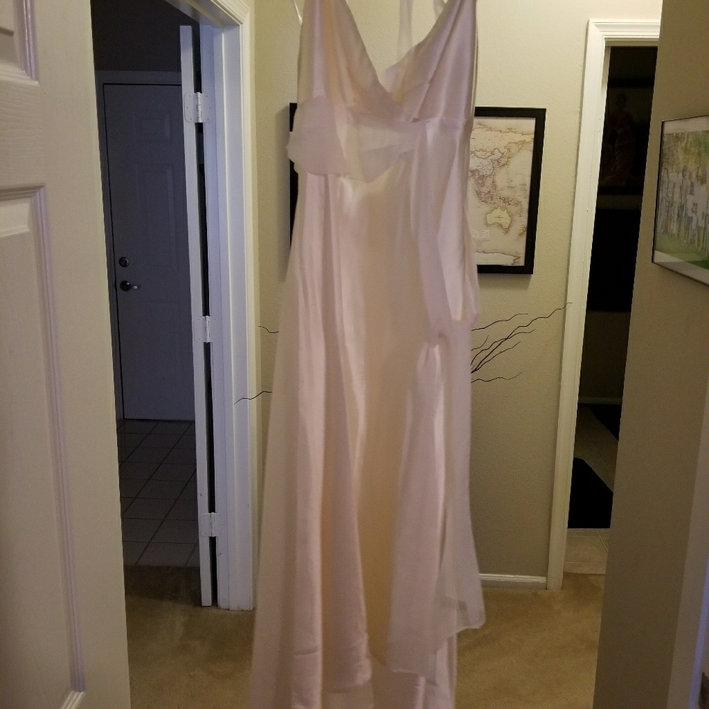 100% Silk off white dress