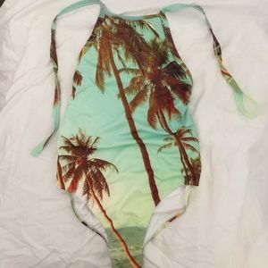 Halter One Piece Bikini