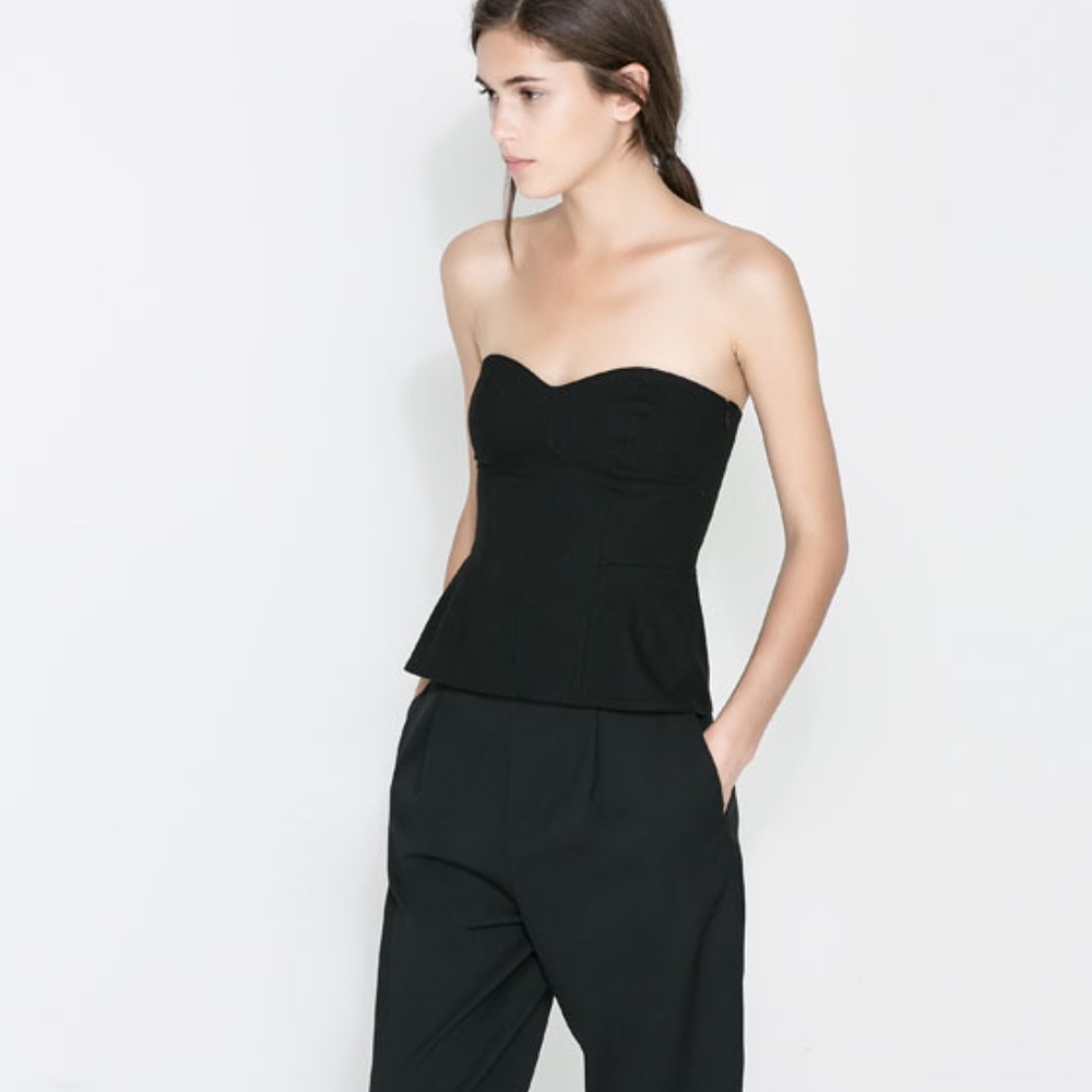 BUSTIER TOP from Zara