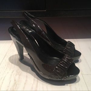Burberry Sling Back Pumps - Authentic