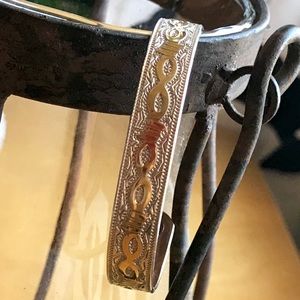 Vintage SABONA LONDON Copper &Silver Barb Bracelet