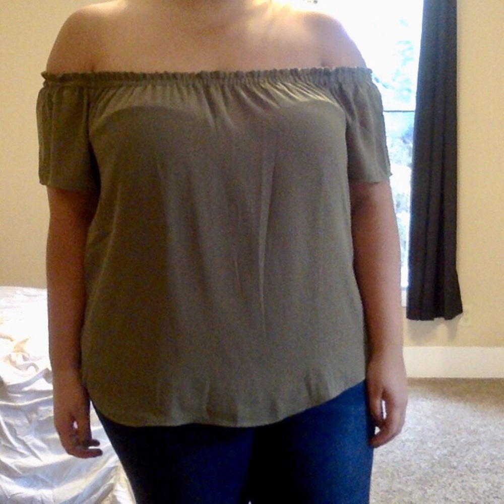 Charlotte Russe Off the Shoulder Top