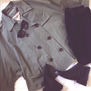 NWOT Calvin Klein Military Style Trench Coat