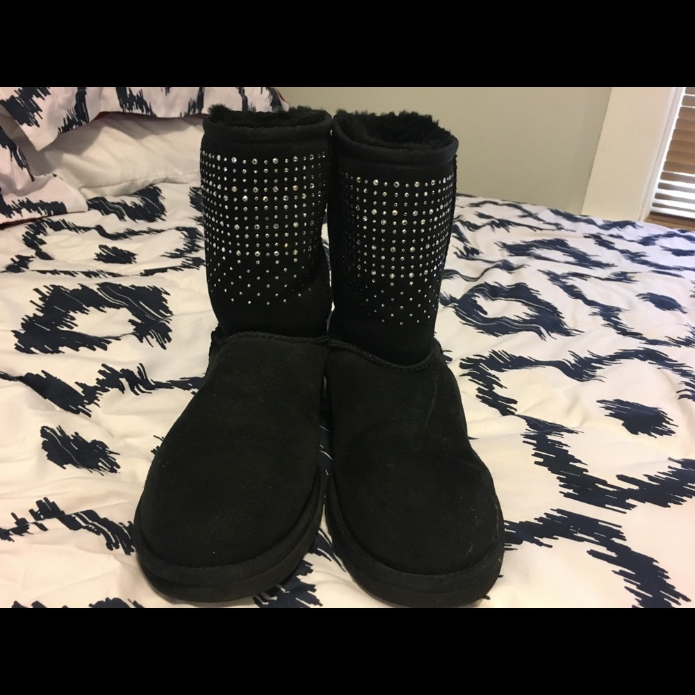 Black Limited Edition Swarovski Crystal UGG Boots