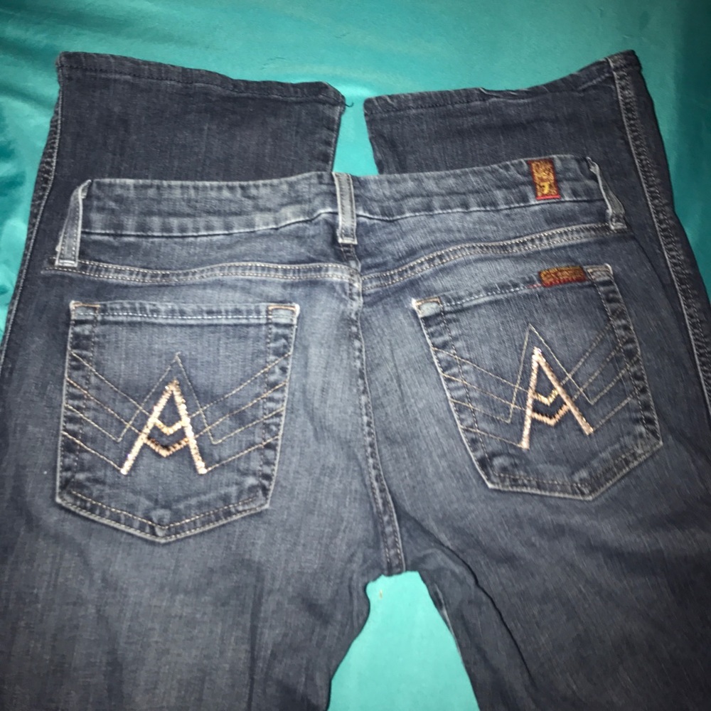 Size 28 boot cut A pocket 7 of all mankind jeans