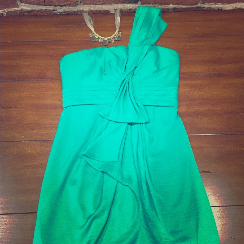 BCBG Emerald Green Cocktail Dress
