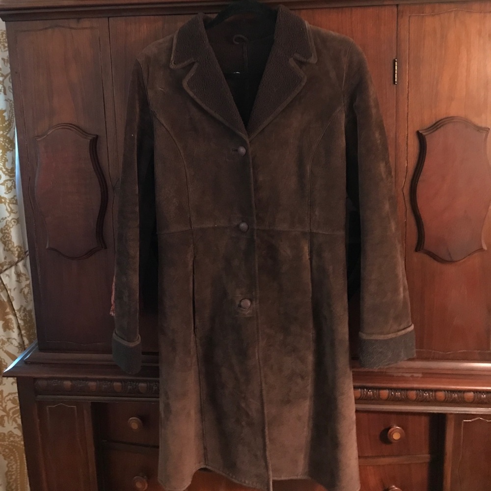 Kenneth Cole suede coat!