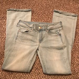 American Eagle bleached kick boot