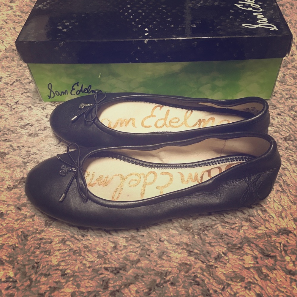Sam Edelman Black Ballet Flats