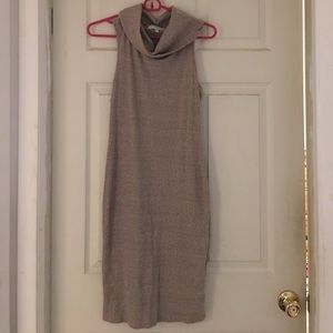 Taupe midi dress!
