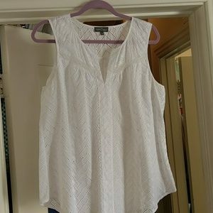 Market & Spruce embroidered blouse