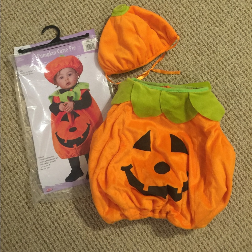 Baby Pumpkin Costume 🎃 0-24months