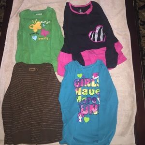 4 Long Sleeve Shirts: Oshkosh, Club House, etc.