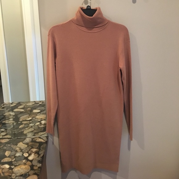 michael kors turtleneck sweater dress