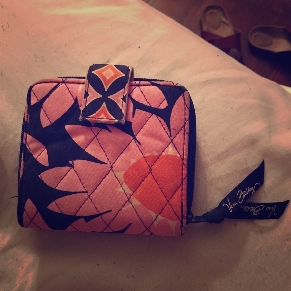 Vera Bradley floral printed folded wallet