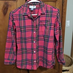 Old Navy Plaid Button Down shirt