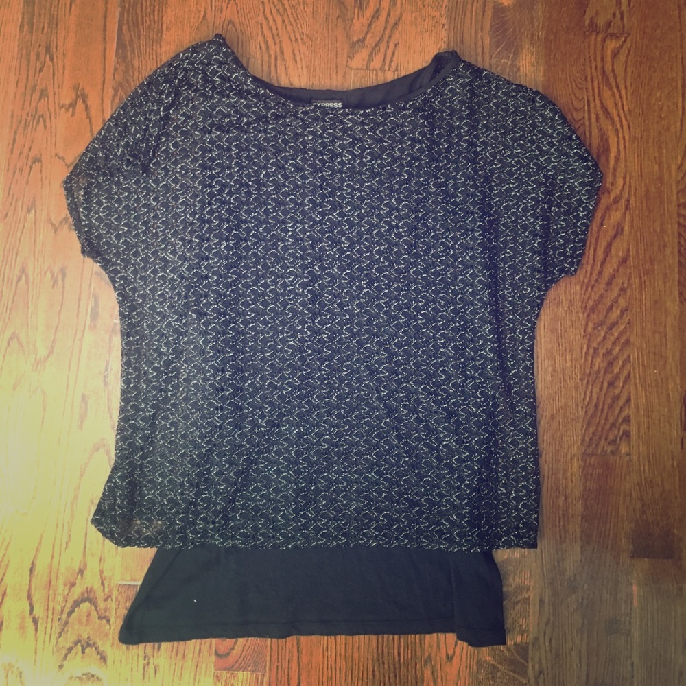 Sparkly Express top. Size medium.