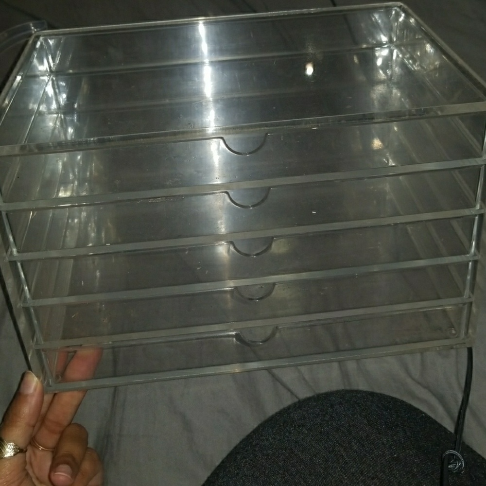 5 drawer acrylic storage - makeup