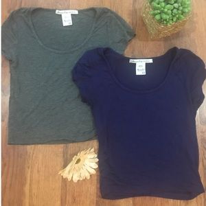 XS crop tee bundle