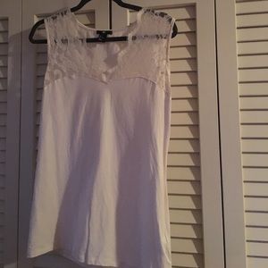 H&M tank with lace detail
