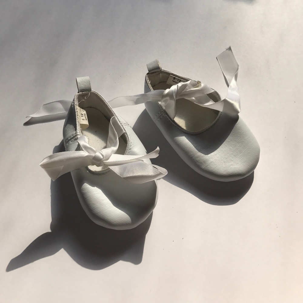 White Ballet Flats