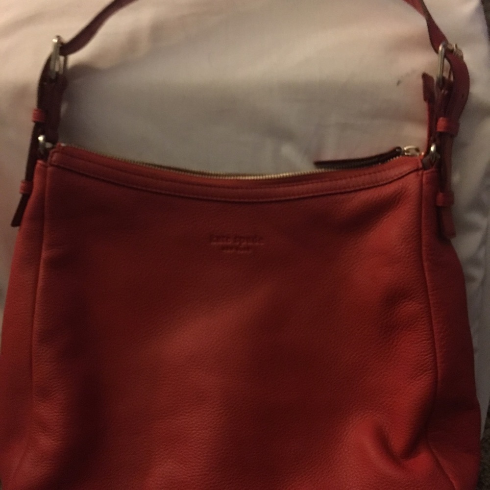 ⚡️⚡️flash sale ⚡️⚡️Red leather Kate spade handbag!
