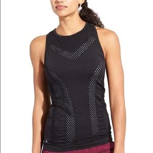 Athleta Burpee Racer Back Tank Top-Black