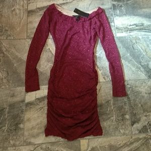 BCBGMaxAzria red dress xxs