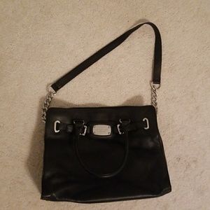 Michael Kors Black Bag Silver Embellishments