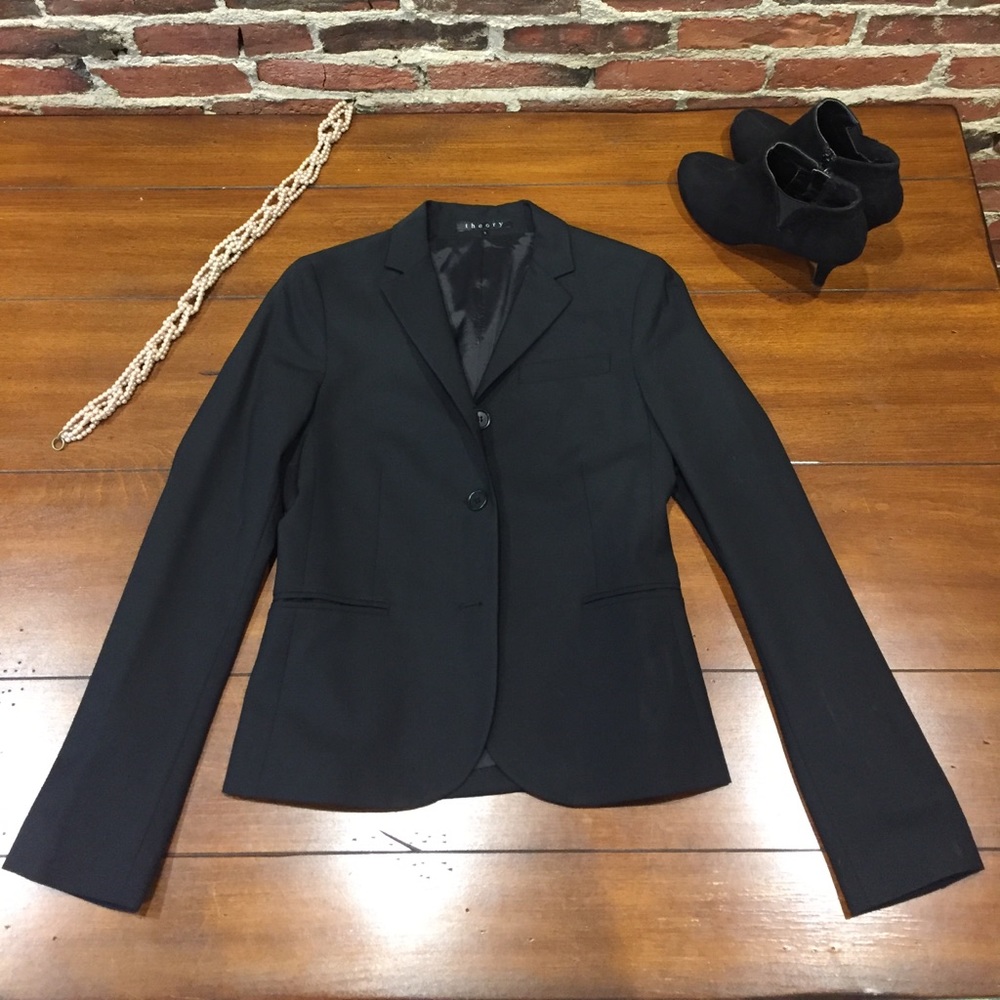 Theory Black Blazer