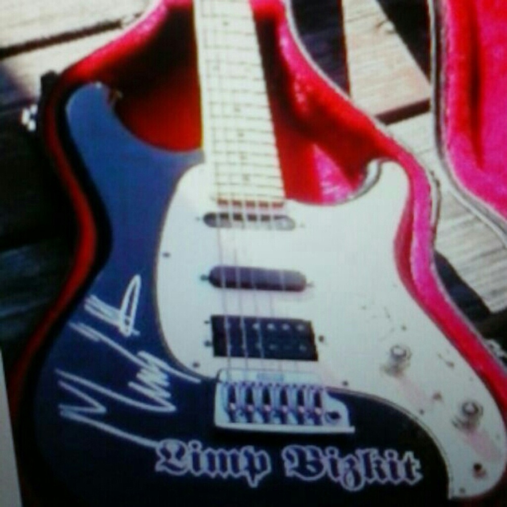 Guitar Signed And Played By Limp Bizcuit