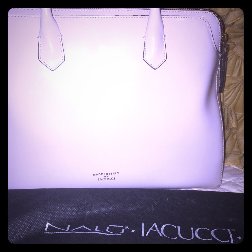 Leather baby pink 👛💕👛 Iacucci brand Satchel